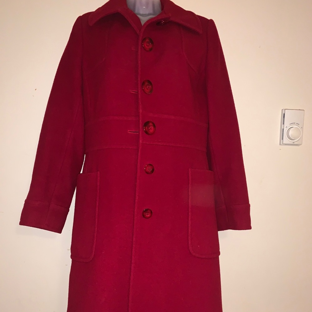 Women’s B. Moss Coat Red, Size L